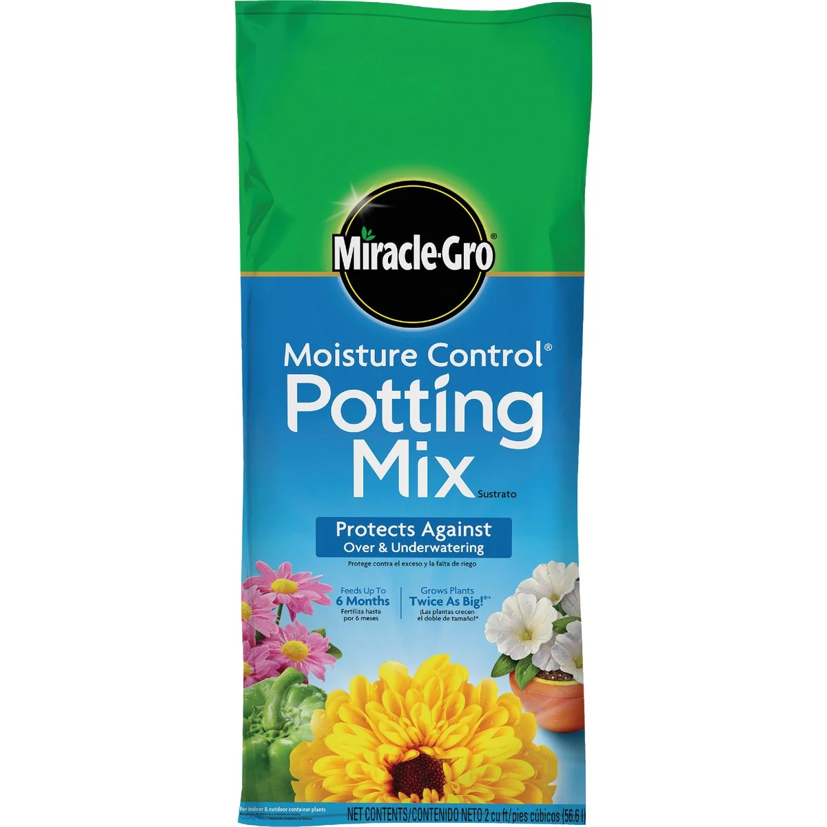Selected -Gro Moisture Control 2 Cu. Ft. 40-1 2 Lb. Indoor Outdoor Potting Soil Classic