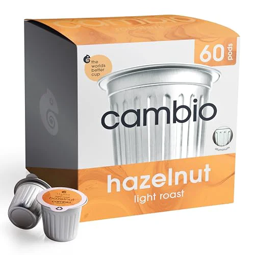 Easy-to-Use Hazelnut Coffee Pods 60 Count Smooth