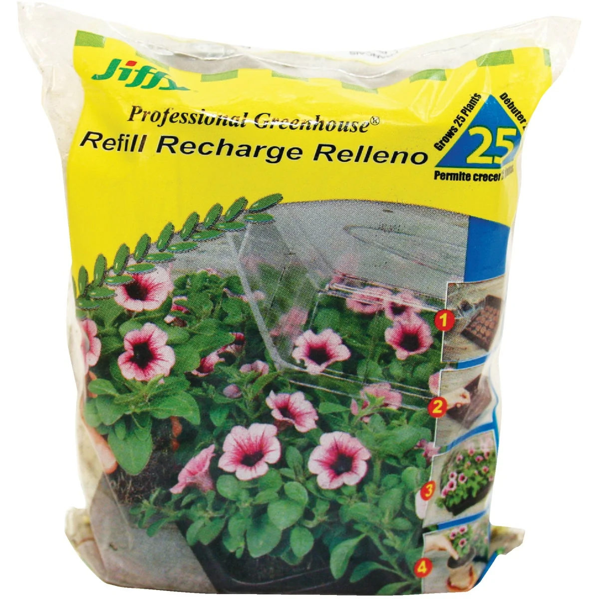 Pure Jiffy Compressed Peat Pot Pellets 25-Pack Safe