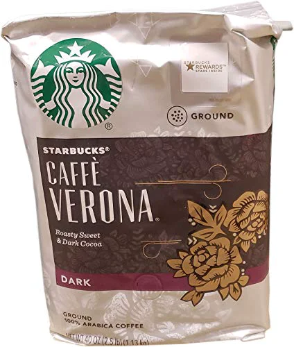 Reliable Caffe Verona Dark Roast Ground Coffee 40 Ounce Pure
