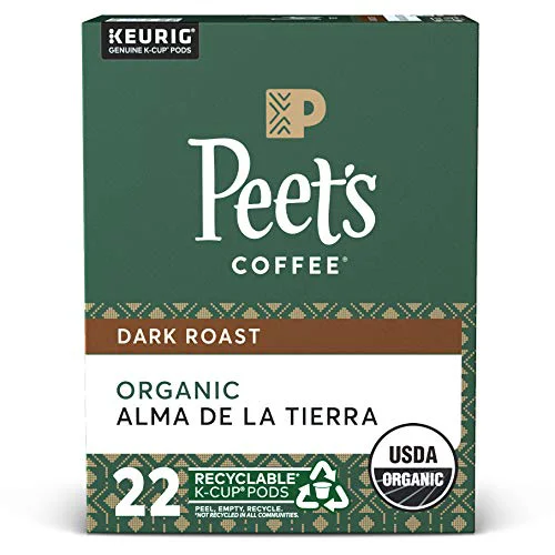 Durable Peet s Coffee Organic Alma De La Tierra K 22 Count Genuine