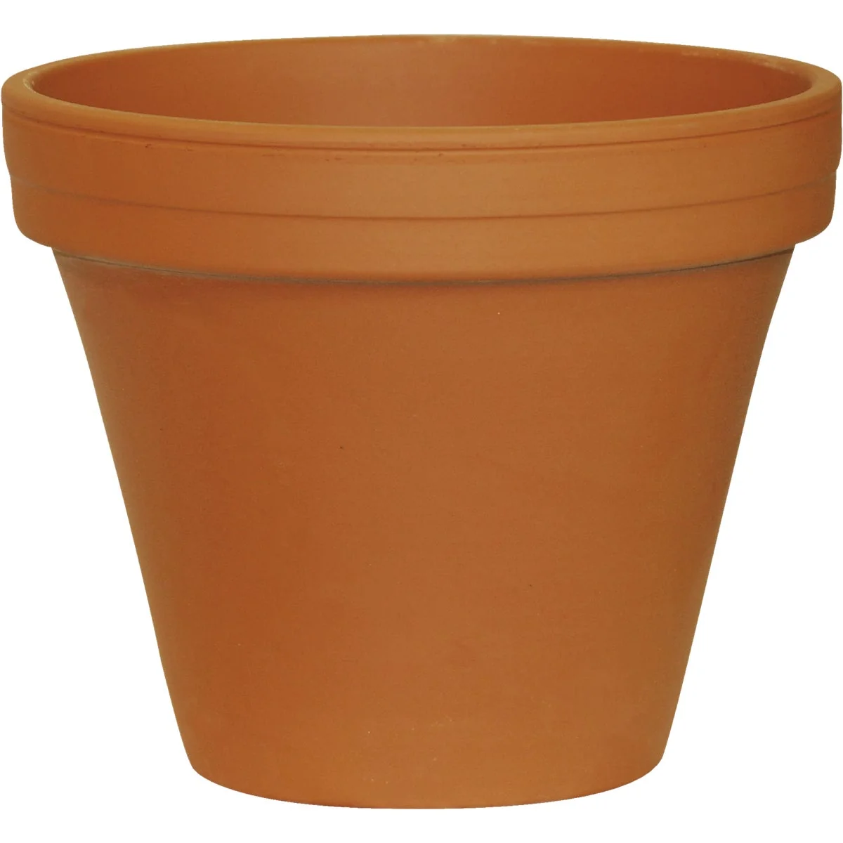 Breathable Ceramo 5-1 4 In. H. x 6 In. Dia. Terracotta Clay Standard Flower Pot Solid