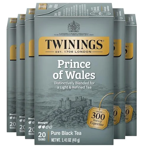 High-Quality Prince of Wales Black Caffeinated Tea Bags 120 Count Long-Lasting
