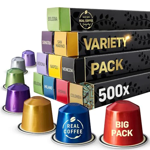 Detailed Mixed Variety Pack for Nespresso Machines 500 Count Sustainable