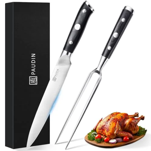Modern Carving Knife Set 2 Count Verified