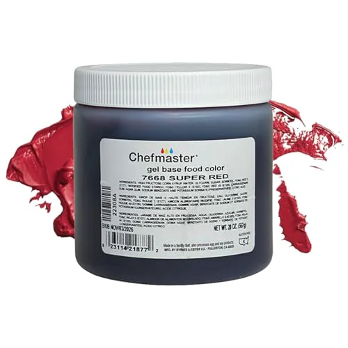 Fine Crafted Super Red Gel Food Coloring 20 Fl Oz Proven