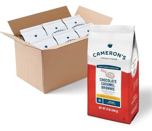Selected Chocolate Caramel Brownie Flavored Ground Coffee 72 Ounce Contemporary