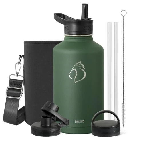 Fine Crafted Half Gallon Water Jug Insulated Stainless Steel Versatile