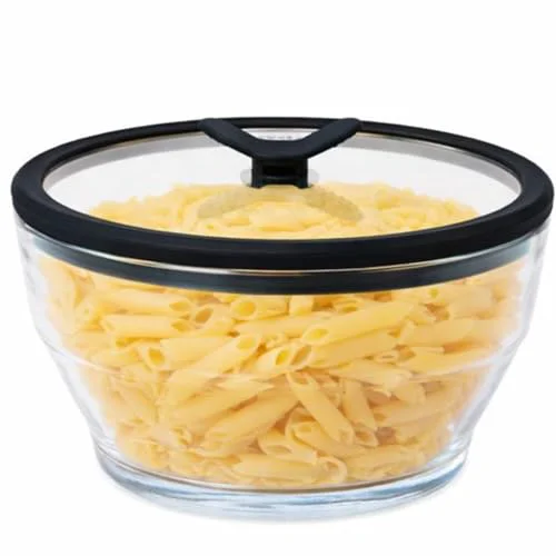 Secure 8 Cup Glass Microwave Pasta Cooker Fine