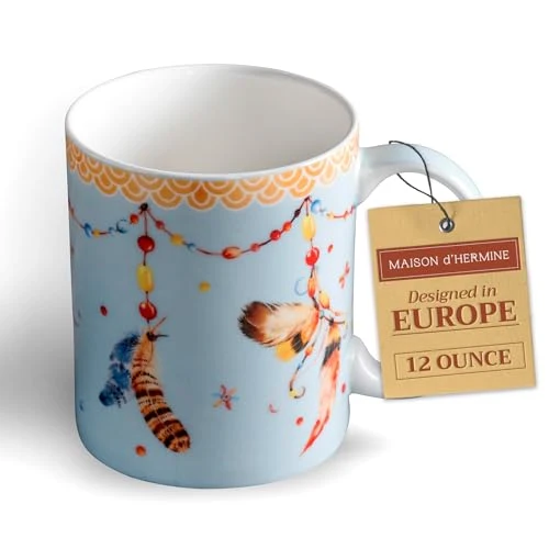 Traditional Coffee Mug with Handles Tea Cups Breathable