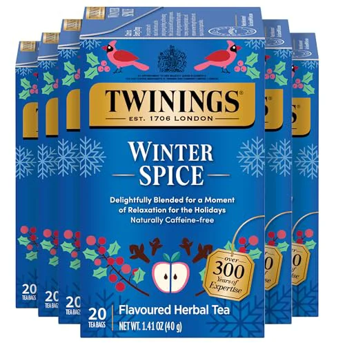 Efficient Winter Spice Camomile Apple Spiced Herbal Tea Bags 120 Count Certified