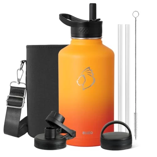 Practical Half Gallon Water Jug Insulated Stainless Steel Smooth