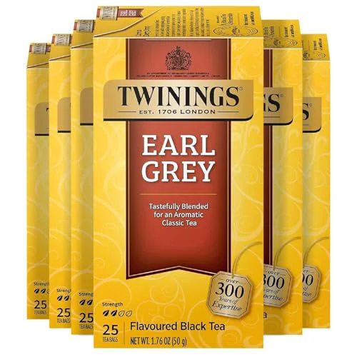 Stylish Earl Grey Black Tea Individually Wrapped Bags 150 Count Green