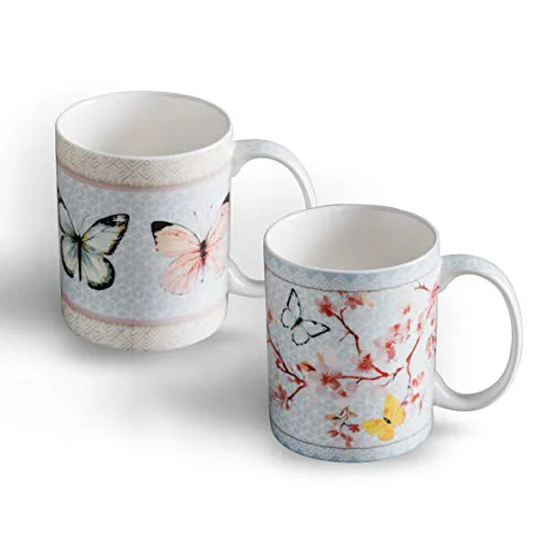 Classic Coffee Mug with Handles Tea Cups 2 Count High-Quality