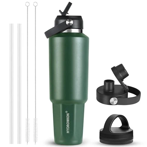 Durable 32 oz Insulated Water Bottle Natural