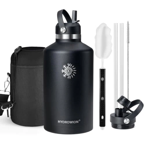 Natural 64oz Insulated Water Bottle Crafted