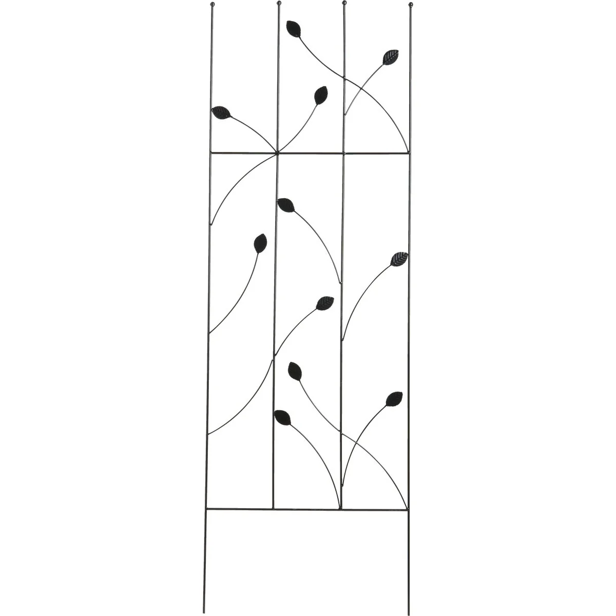 Carefully Designed Garden Metal Ladder Black Trellis Verified