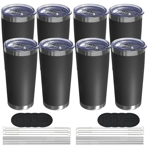 Exclusive 20oz Travel Coffee Tumbler 8 Count Comfortable
