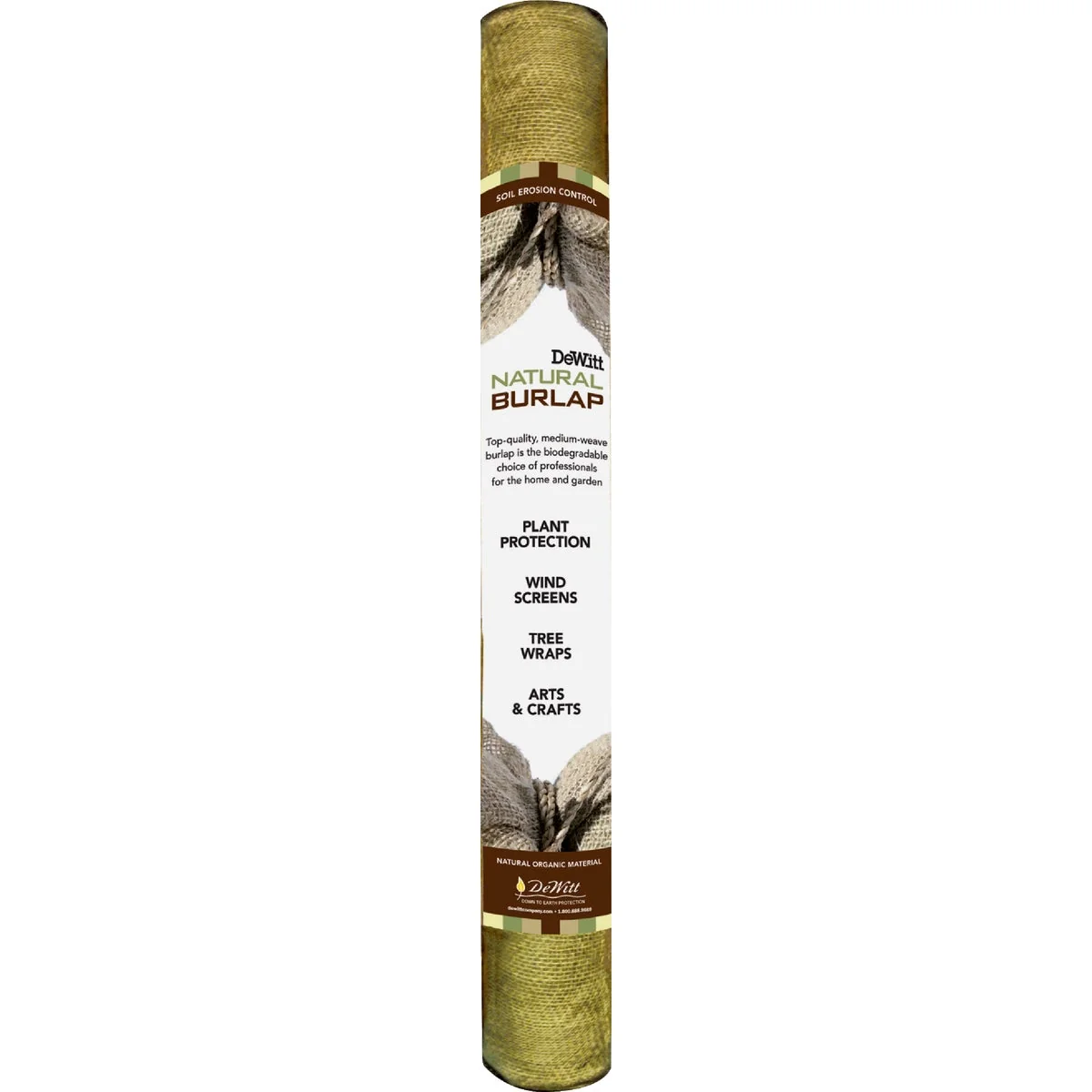 Fast DeWitt 12 Ft. W. x 3 Ft. L. Natural Burlap User-Friendly