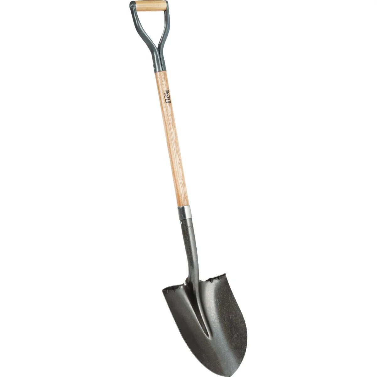 Professional Do it 33 In. Wood D-Handle Round Point Shovel World-Class