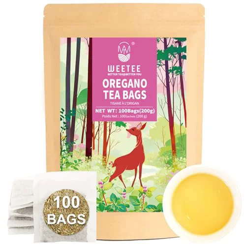 Reusable Oregano Tea Bags 100 Count Expertly Made