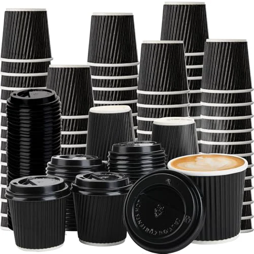 Fine 4oz Disposable Paper Espresso Cups 200 Count Smart