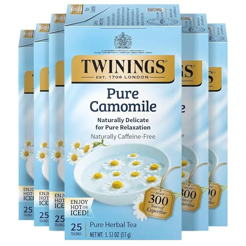 Fashionable Pure Camomile Herbal Tea Individually Wrapped Bags 150 Count Long-Lasting