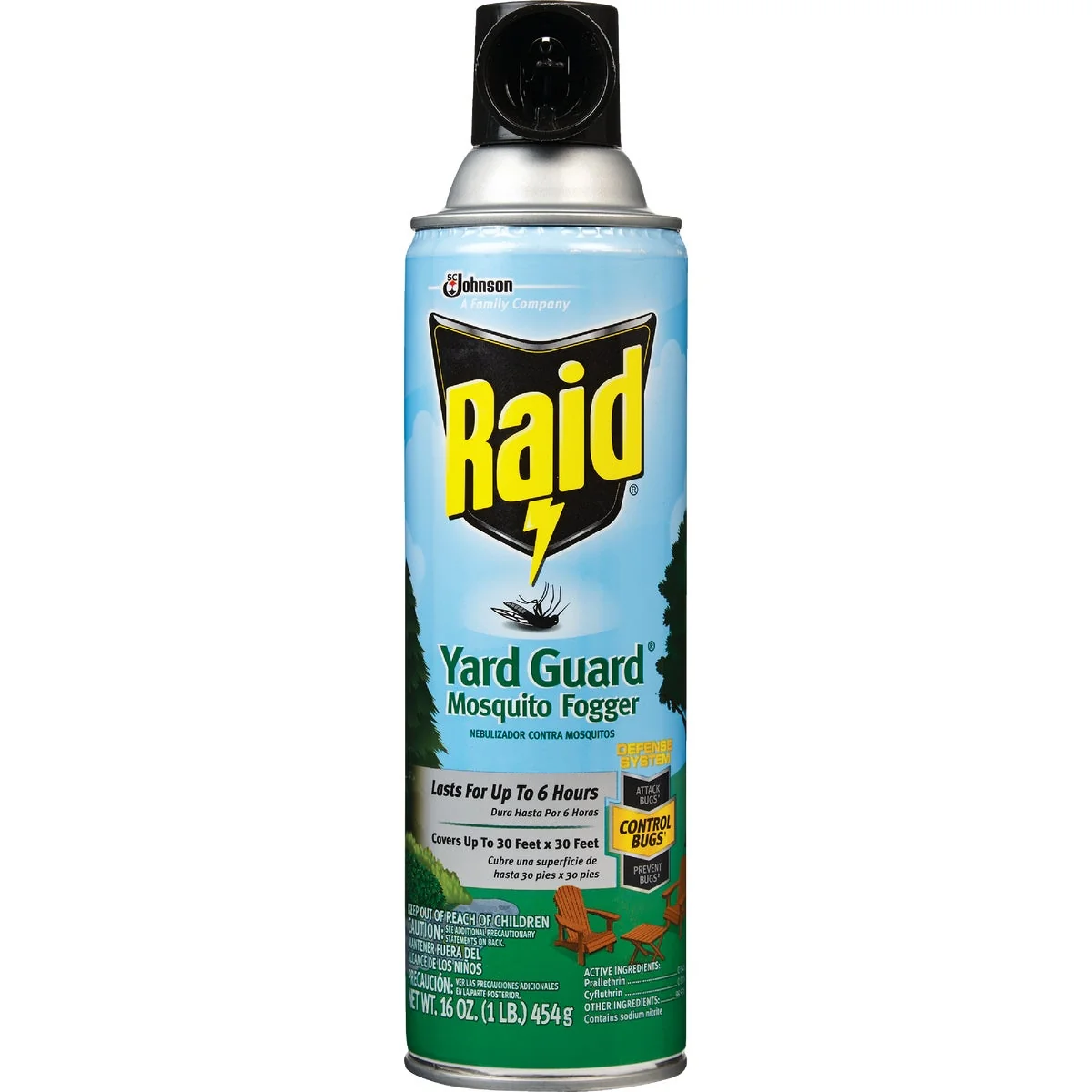 Detailed Raid Yard Guard 16 Oz. Mosquito Fogger Superior