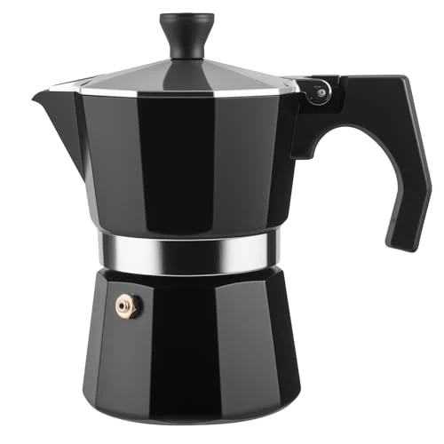 Superior 3 Cup Stovetop Espresso Maker Aluminium Moka Pot Percolator Green