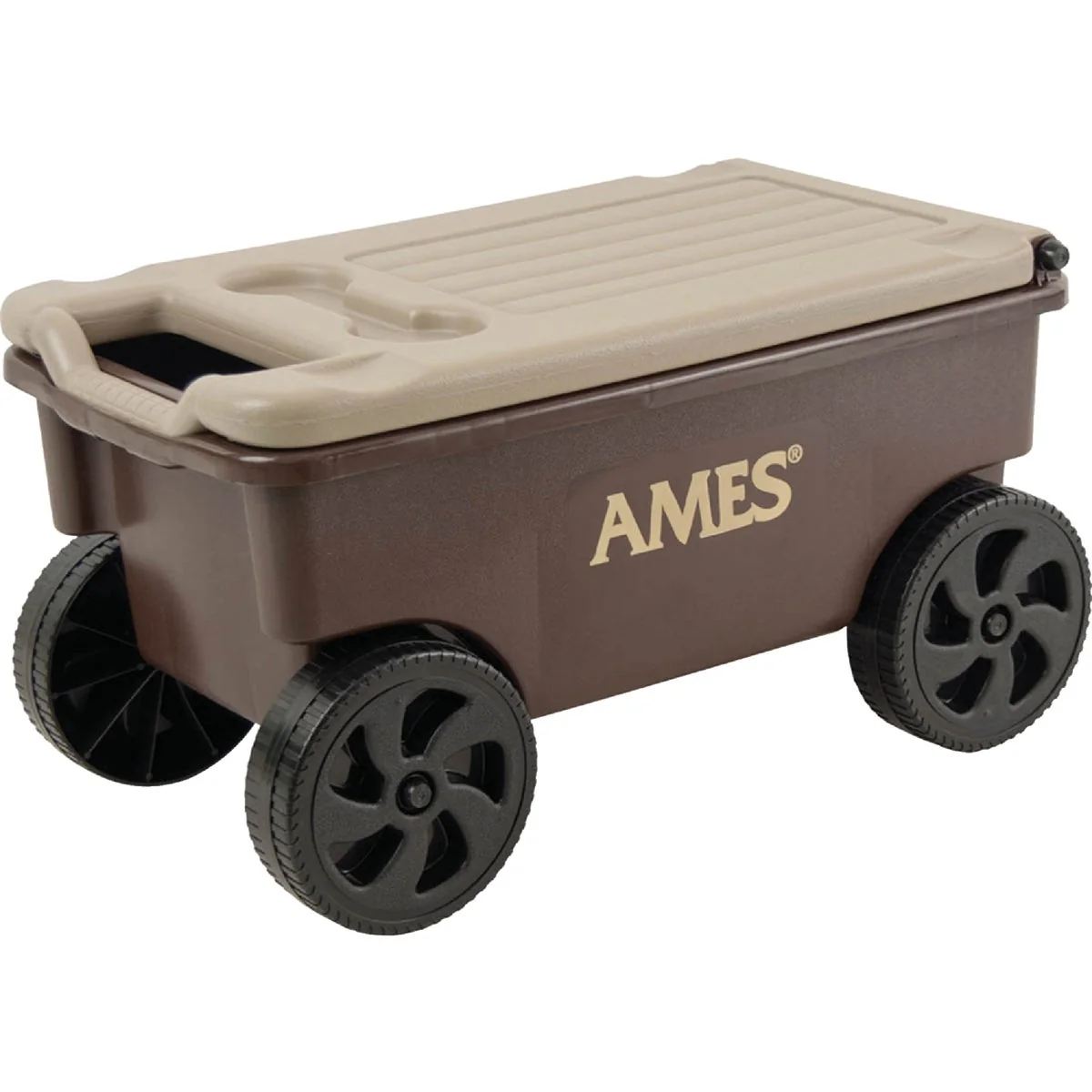 First-Class Ames Lawn Buddy 2 Cu. Ft. 200 Lb. Poly Garden Cart Detailed