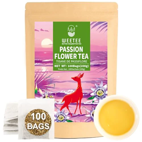 Reusable Passionflower Tea Bags 100ct 100 Count Superior
