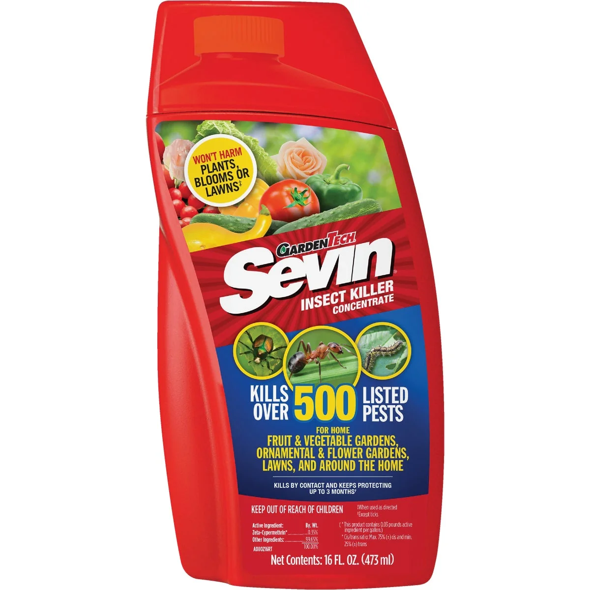 Fast Garden Tech Sevin 16 Oz. Concentrate Insect Killer Clean