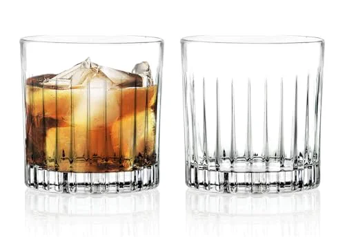 Smooth Whiskey Glasses 2 Count Solid