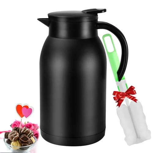 Optimized Stainless Steel Thermal Coffee Carafe Dispenser Elegant