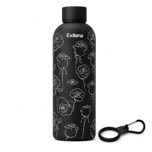 Healthy 32oz Metal Water Bottle for Travel with Clip Soft