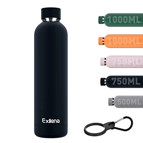Original Slim Insulated Water Bottles for Travel 32oz with Clip Long-Lasting