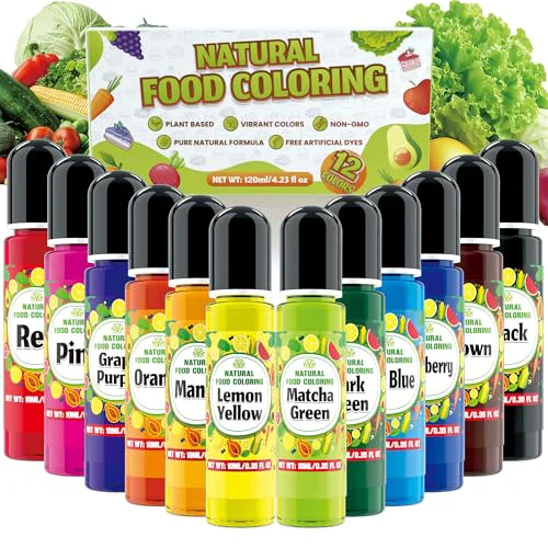 Environmentally Friendly Natural Food Coloring Gel 5 Fl Oz Soft