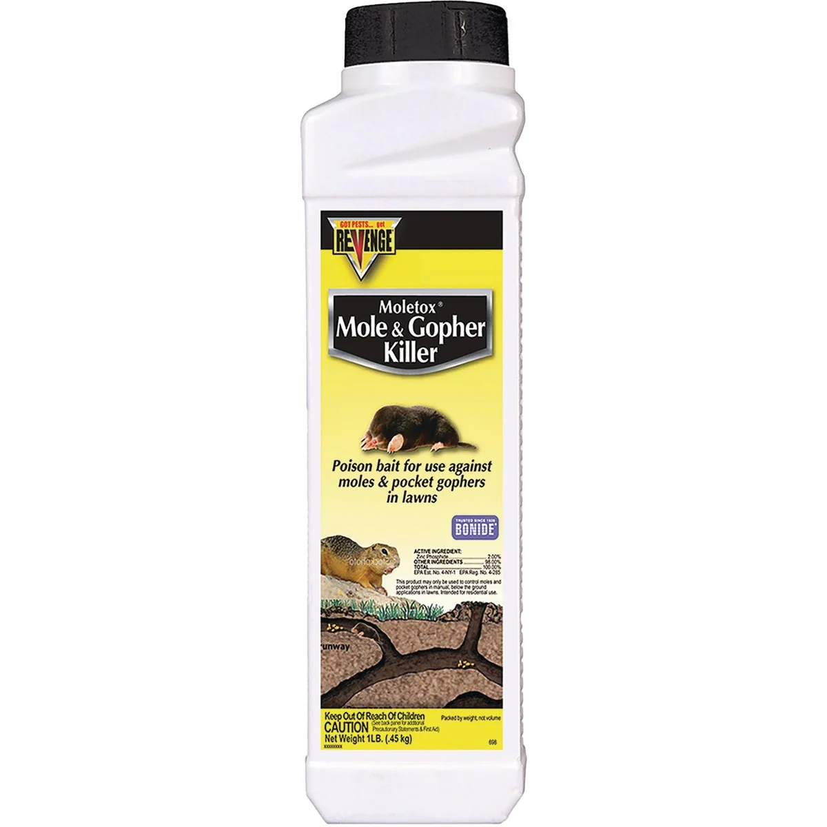 Responsible Bonide Moletox II 1 Lb. Corn Pellets Mole Gopher Killer Smooth