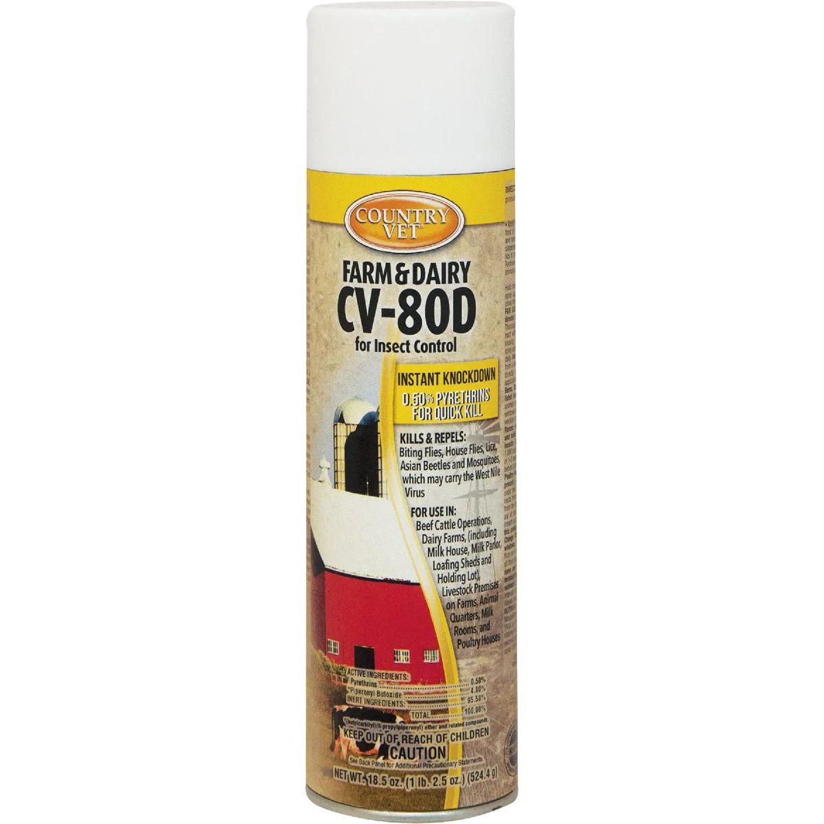 Next-Generation Country Vet CV-80D 18.5 Oz. Aerosol Fly Spray Practical