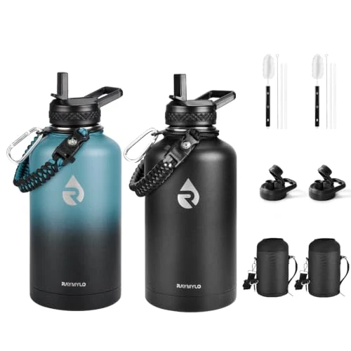 World-Class Insulated Water Bottle 64 oz 2 Count Exclusive