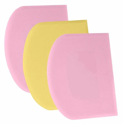 High-End Dough Scraper Bench Scraper 3 Count Functional