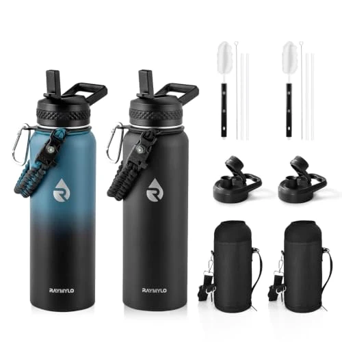 World-Class Insulated Water Bottle 40 oz 2 Count Carefully Designed