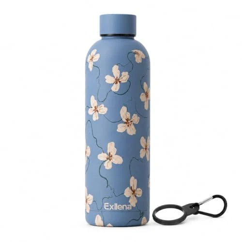 Green 32oz Metal Water Bottle for Travel with Clip Advanced