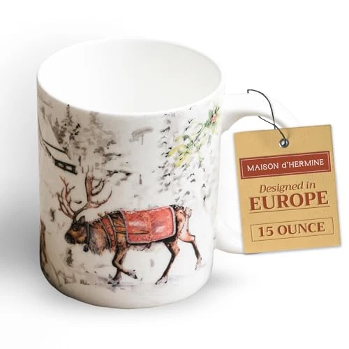 Durable Coffee Mug with Handles Tea Cups Prestigious