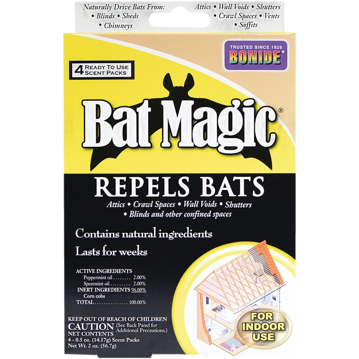 High-Grade Bonide Bat 2 Oz. Granular Bat Repellent 4-Pack High-Quality
