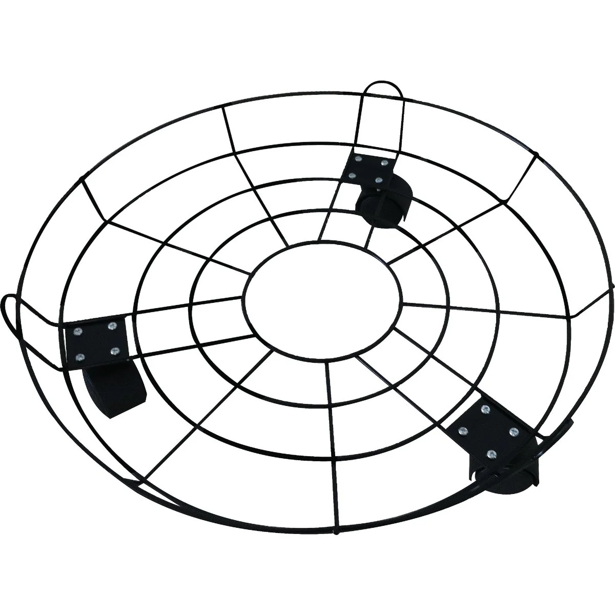 Artisan Garden 16 In. Coated Metal Wire Rolling Plant Caddy Selected