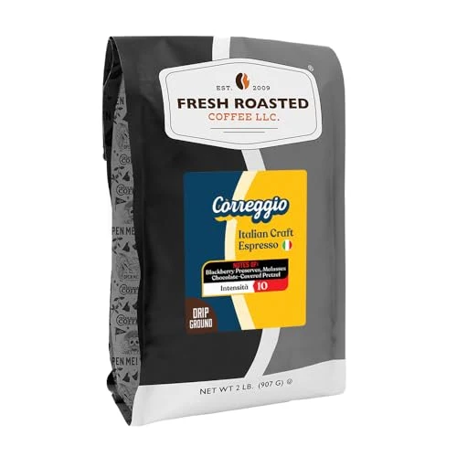 Correggio Italian Craft Artisan Blend Drip Ground Coffee 32 Ounce Superior