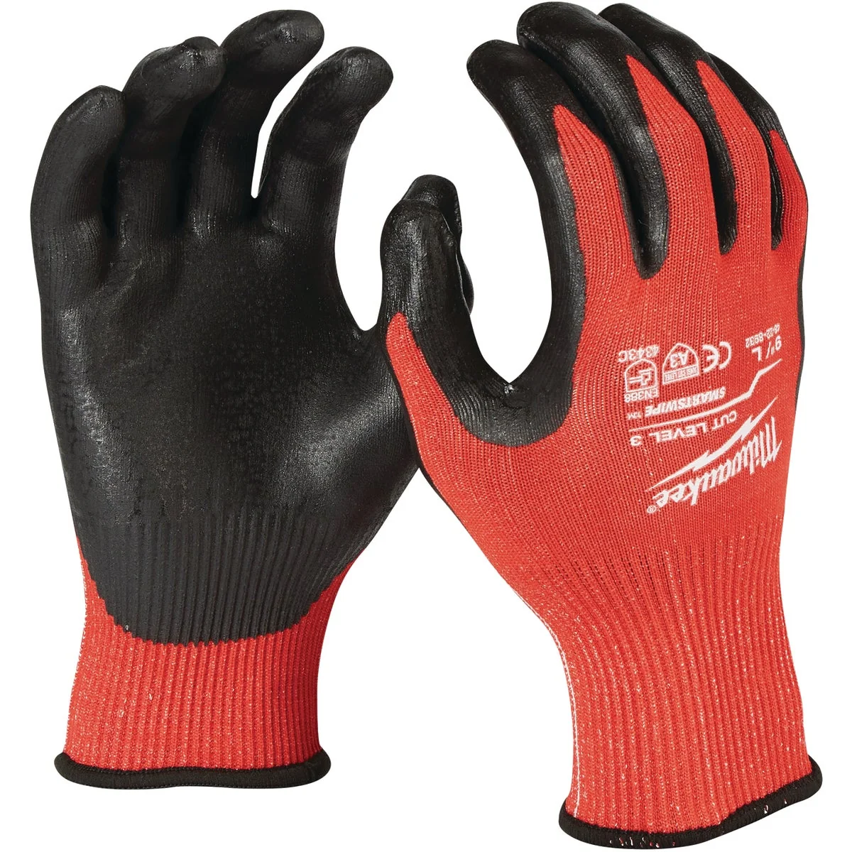 User-Friendly Milwaukee Unisex Large Nitrile Coated Cut Level 3 Work Glove Fashionable