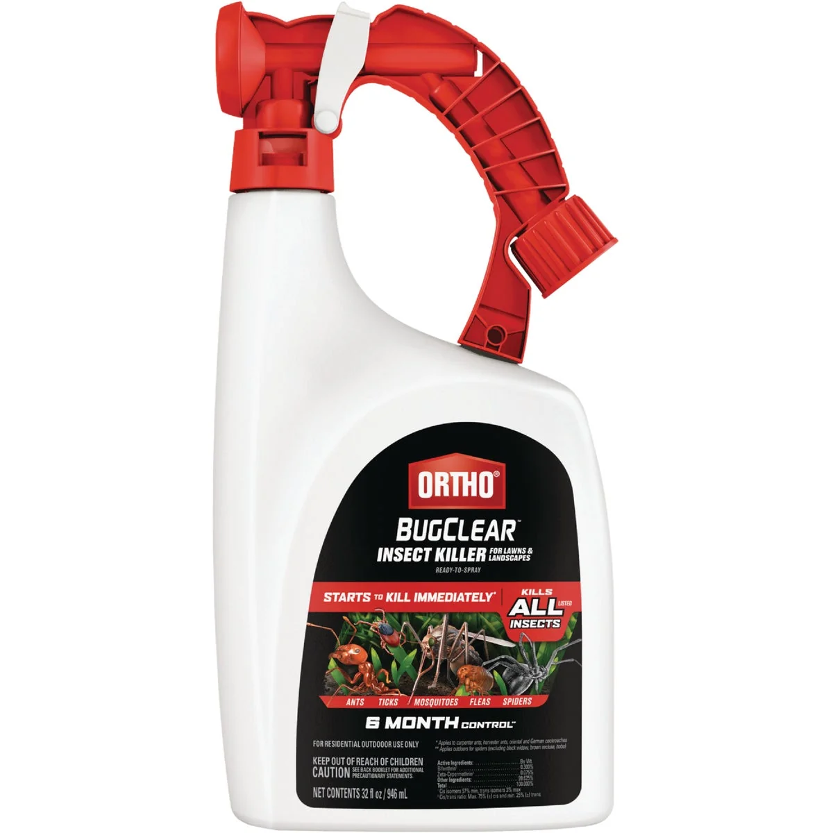 Flexible Ortho BugClear 32 Oz. Ready To Spray Hose End Lawn Landscape Insect Killer High-Quality
