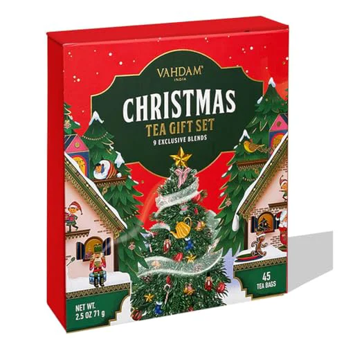 Fast Limited Edition Christmas Tea Gift Set 45 Count Clean